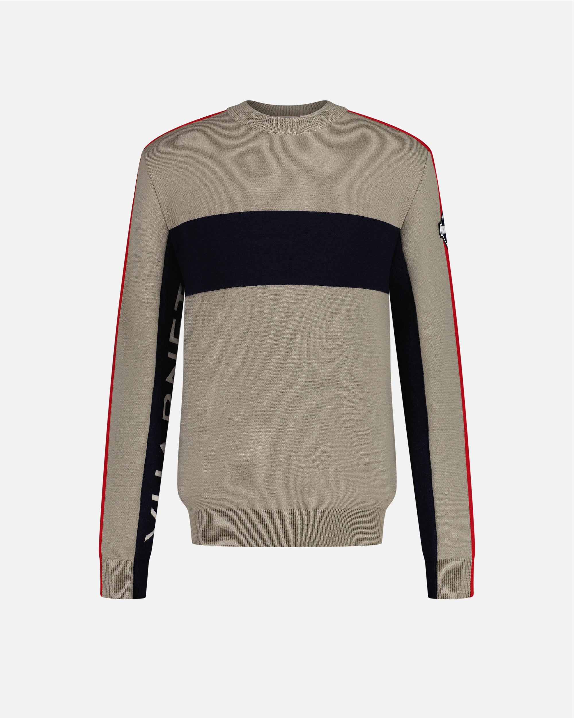 BEIGE/NAVY MEN'S RACING PULLOVER - Image 6