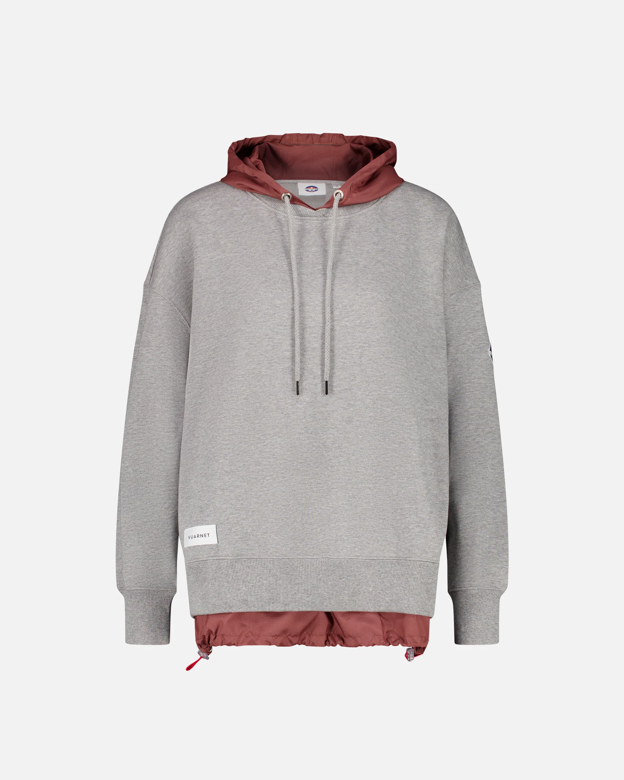 WOMEN'S NYLON HOOD SWEATSHIRT