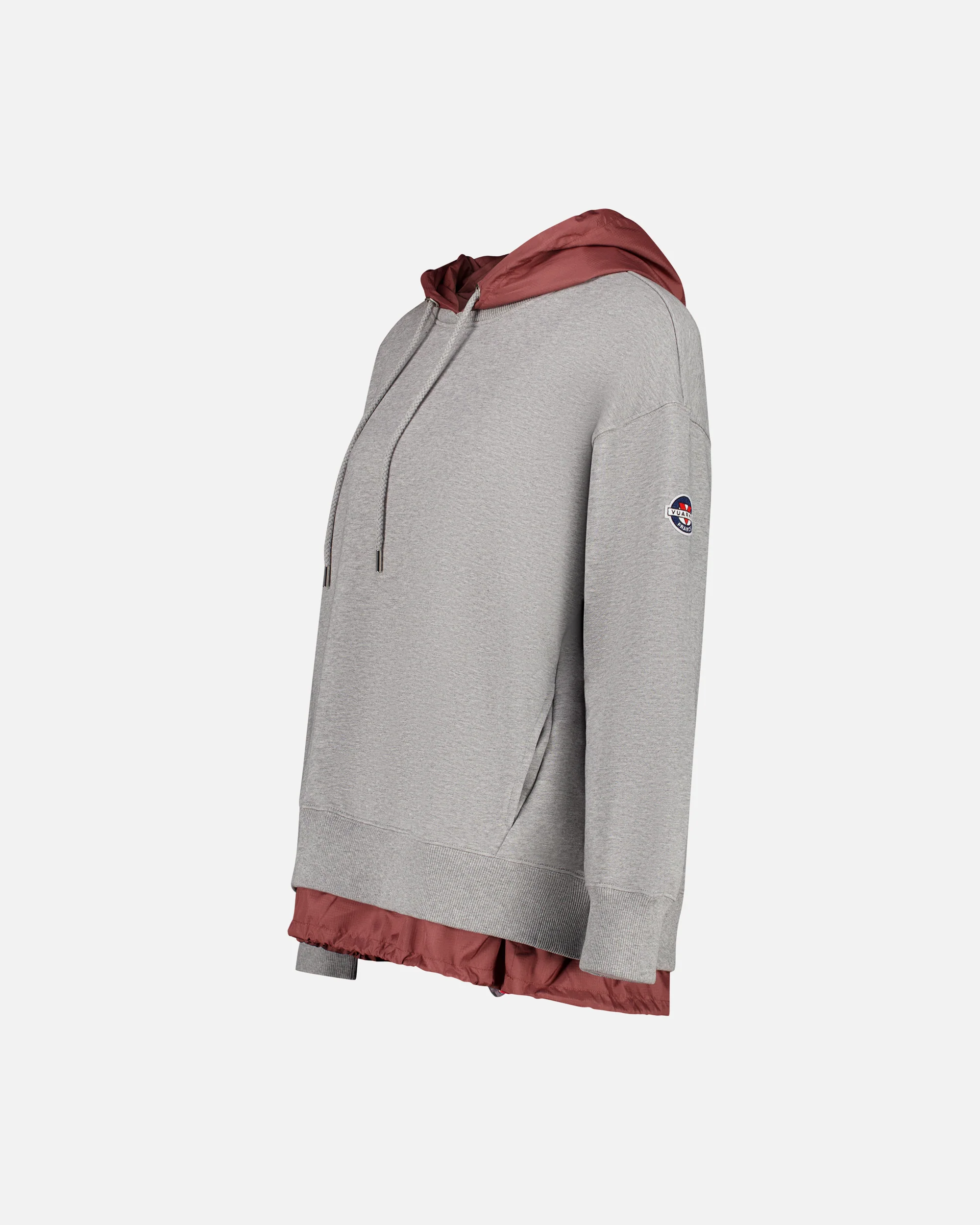 WOMEN'S NYLON HOOD SWEATSHIRT - Image 3